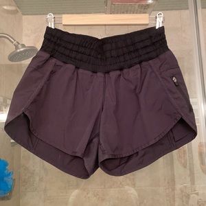 Black Lululemon Tracker Shorts